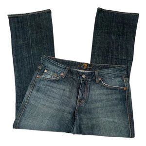 7 For All Mankind 30 “A” Pocket Style U130055U-055U Flare / Boot Cut Jean 30